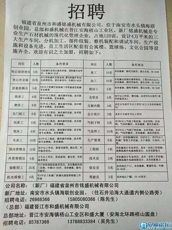 戴埠招聘信息最新招工动态