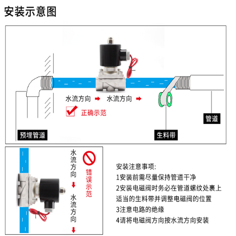 德力西电磁阀安装指南