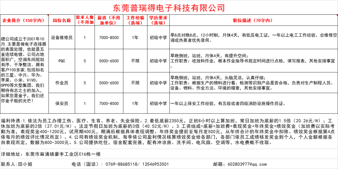 德安厂最新招工信息概览