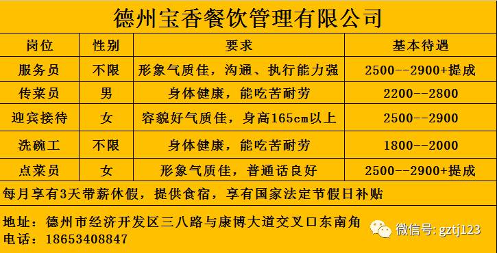 德州人才信息招聘信息概览